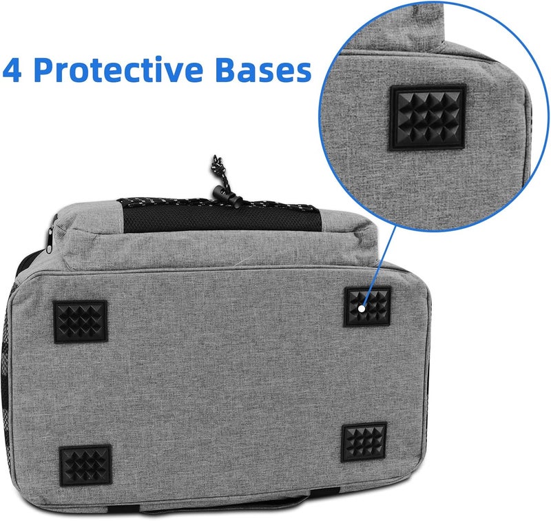 ALSLEA Bowling Ball Bag 2 Ball with Padded Holder Portable Double Bowling Totes with Adjustable Shoulder Strap Large Capacity Bowling Gear Organizer - Image 4